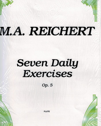 Reichert M.A. Seven Daily Exercises Op 5 Flute Solo (Fischer)