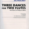 Schocker Three Dances - Two Flutes/Pno