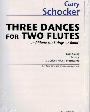 Schocker Three Dances - Two Flutes/Pno