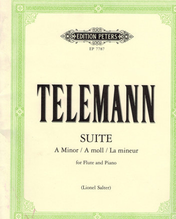 Telemann G P Suite In A Minor (Peters)