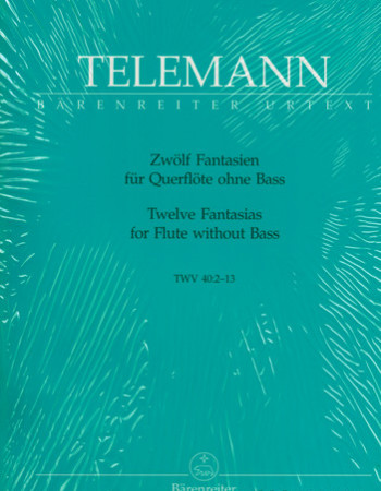 Telemann Gp 12 Fantasias (Barenreiter)