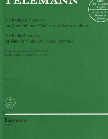 Telemann Methodical Sonatas Bk 6 (Dmin/Cmaj) (Barenreiter)