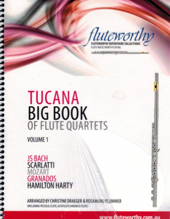 Tucana Big Book Of Flute Quartets (Score & Parts) Fluteworthy