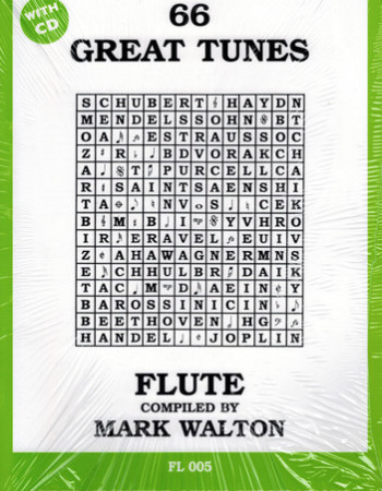 Walton, M. 66 Great Tunes (Flute Part With Cd)
