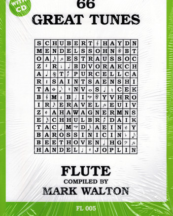 Walton, M. 66 Great Tunes (Flute Part With Cd)