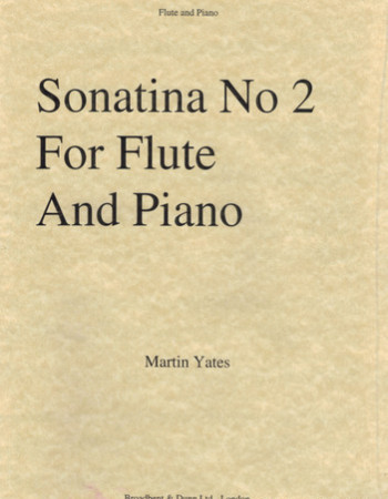 Yates M. Sonatina No. 2 For Fl/Pno (Broadbent & Dunn)