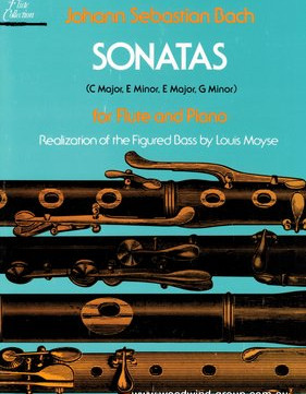 Bach J.S. Sonatas Vol 2 (Schirmer) Fl/Pno