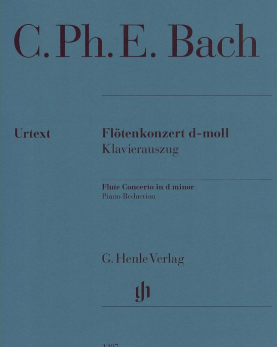 Bach C.P.E. Concerto in D minor (Fl/Pno) Henle