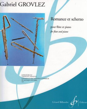 Grovlez G. Romance Et Scherzo Fl/Pno Billaudot