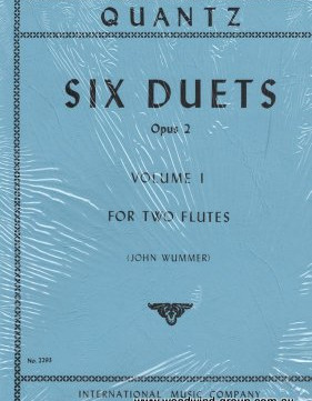 Quantz, J. Six Duets Opus 2 Vol 1 (IMC)