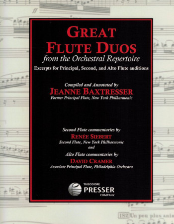Baxtresser J. Great Flute Duos from the Orchestral Repertoire (Presser)