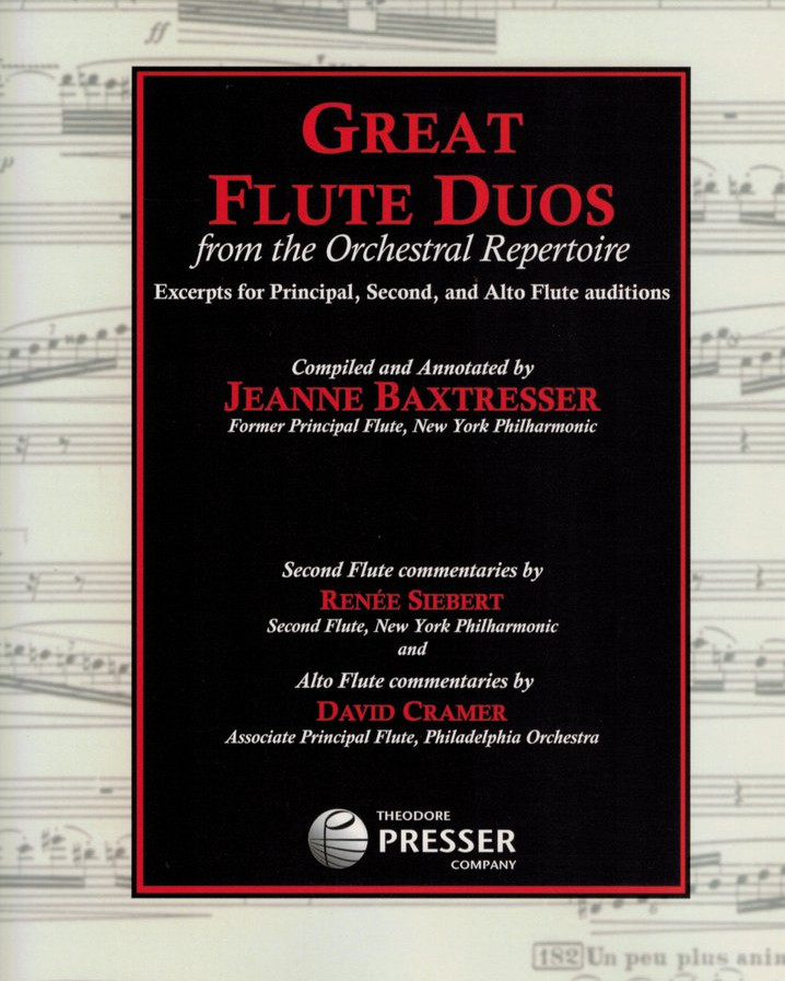 Baxtresser J. Great Flute Duos from the Orchestral Repertoire (Presser)