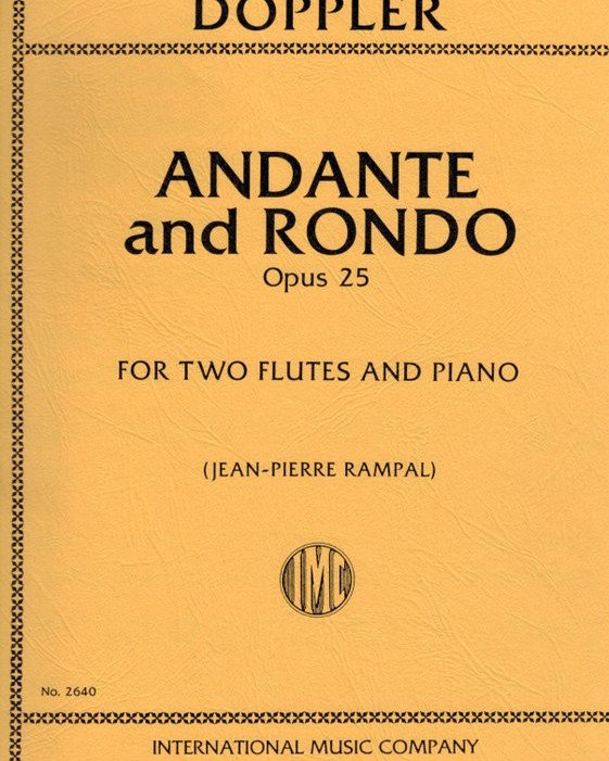 Doppler F. Andante & Rondo Op 25 For 2 Flutes (IMC) 