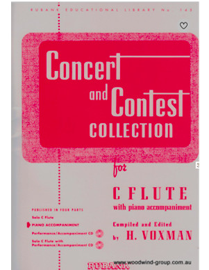 Concert & Contest Collection. Arr Voxman (Rubank) Piano Accompaniment Only