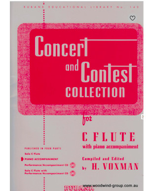 Concert & Contest Collection. Arr Voxman (Rubank) Piano Accompaniment Only
