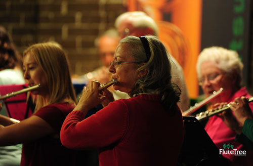 Flute Tree ensemble players