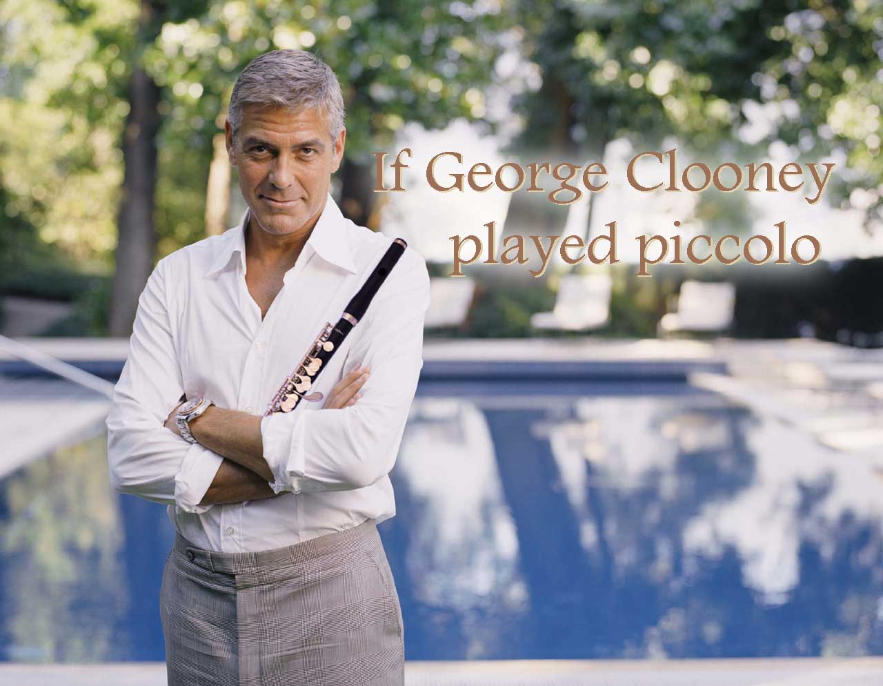 George Clooney plays Bulgheroni Piccolo