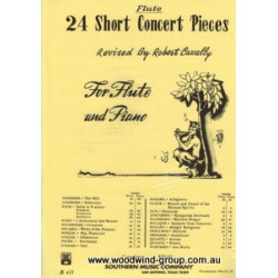 24 Short Concert Pieces. Ed Cavally (Southern) Fl/Pno.