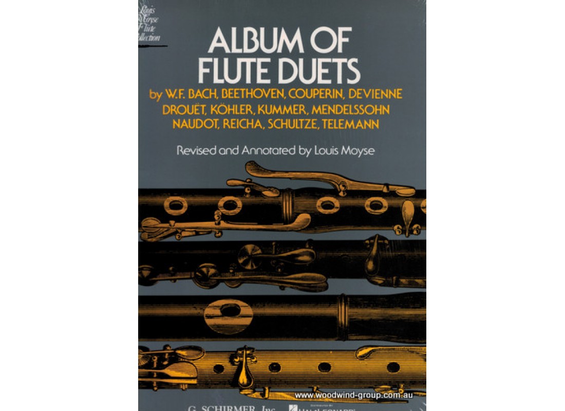 Album Of Flute Duets Ed Moyse Schirmer