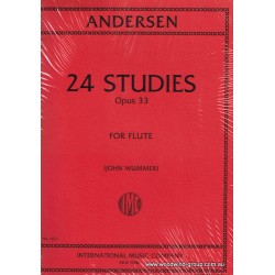 Andersen, J. 24 Short Studies Op.33 (IMC) Fl