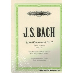 Bach J.S. Suite in B Minor BMV 1067 (Peters) Fl/Pno