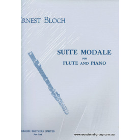 Bloch E. Suite Modale (Broude) Fl/Pno