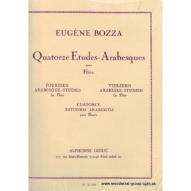 Bozza E.  Fourteen Arabesque-Studies For Flute (Leduc)