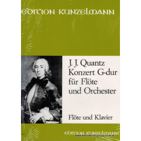 Quantz  Concerto In G Maj (Fl/Pno) Kunzelmann