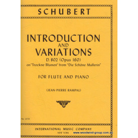 Schubert F. Introduction & Variations On The Theme "Ihr Blumen Alle" Op 160 (I.M.C.) 