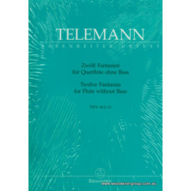 Telemann Gp 12 Fantasias (Barenreiter)