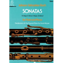 Bach J.S. Sonatas Vol 2 (Schirmer) Fl/Pno