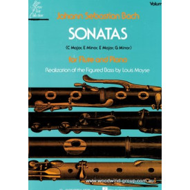 Bach J.S. Sonatas Vol 2 (Schirmer) Fl/Pno