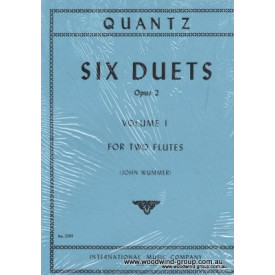 Quantz, J. Six Duets Opus 2 Vol 1 (IMC)