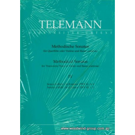 Telemann Methodical Sonatas Bk 4 (Bmin/Cmin) (Barenreiter)