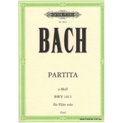 Bach J.S. Partita A minor (Sonata) Peters Urtext
